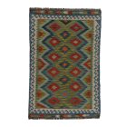 Gyapjú Kilim szőnyeg Chobi 99x150 kézi szövésű afgán Kilim