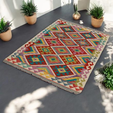 Kézi szövésű szőttes 96x155 Maimana Kilim szőnyeg