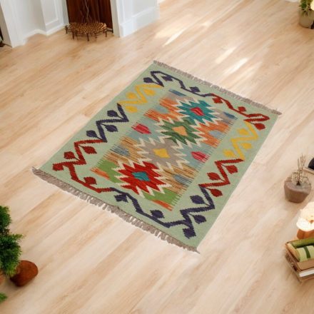 Maimana Kilim szőnyeg 60x89 afgán kézi szövésű Kilim