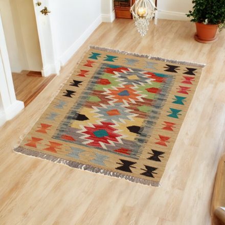 Gyapjú Kilim szőnyeg Chobi 62x88 kézi szövésű afgán Kilim