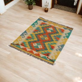 Kézi szövésű szőttes 62x87 Maimana Kilim szőnyeg