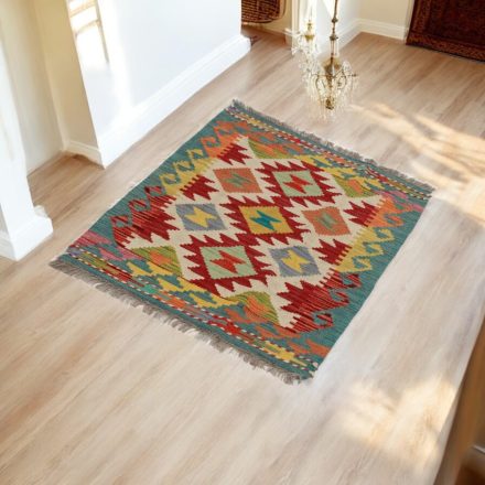 Maimana Kilim szőnyeg 58x84 afgán kézi szövésű Kilim