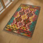 Gyapjú Kilim szőnyeg 59x92 kézi szövésű Kilim