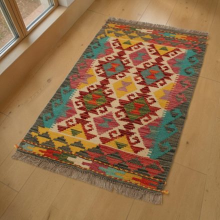Gyapjú Kilim szőnyeg 59x92 kézi szövésű Kilim