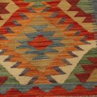 Autentikus Kilim szőnyeg 68x93 kézi szövésű afgán Kilim