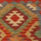 Autentikus Kilim szőnyeg 68x93 kézi szövésű afgán Kilim