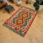 Gyapjú Kilim szőnyeg 61x90 afgán gyapjú Kilim