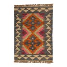 Afgán Kilim szőnyeg Chobi 64x91 kézi szövésű etnikai Kilim