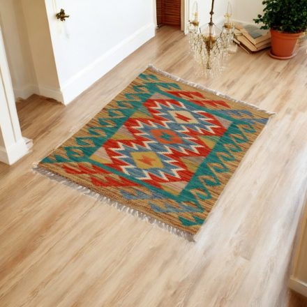 Gyapjú Kilim szőnyeg Chobi 60x90 kézi szövésű afgán Kilim