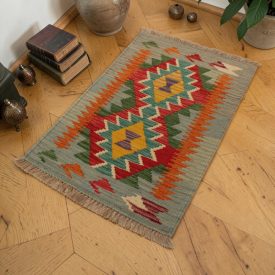 Chobi Kilim szőnyeg 61x92 afgán gyapjú Kilim
