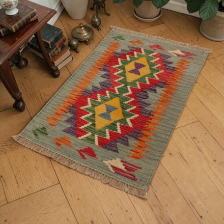 Kézi szövésű autentikus Kilim szőnyeg 61x93 kézi szövésű etnikai Kilim