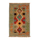 Gyapjú Kilim szőnyeg 59x91 autentikus afgán Kilim