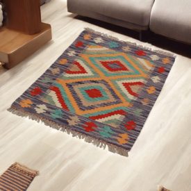   Etnikai Kilim szőnyeg Chobi 60x91 kézi szövésű szőttes szőnyeg