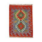 Maimana Kilim szőnyeg 61x89 afgán kézi szövésű Kilim
