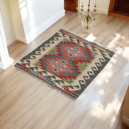 Chobi Kilim szőnyeg 58x87 kézi szövésű gyapjú kelim