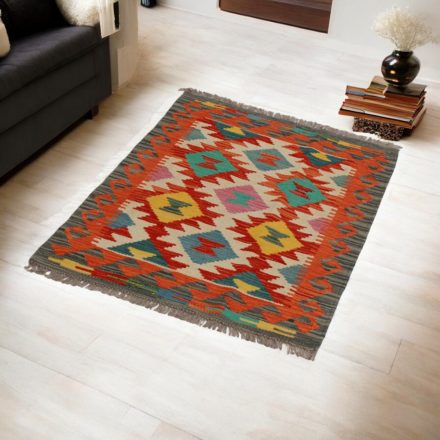 Chobi Kilim szőnyeg 62x85 kézi szövésű gyapjú kelim