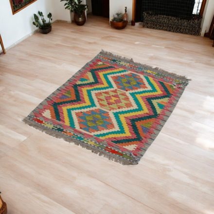 Gyapjú Kilim szőnyeg Chobi 70x97 kézi szövésű afgán Kilim