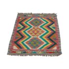 Gyapjú Kilim szőnyeg Chobi 70x97 kézi szövésű afgán Kilim