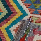 Gyapjú Kilim szőnyeg Chobi 70x97 kézi szövésű afgán Kilim
