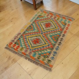   Etnikai Kilim szőnyeg Chobi 69x92 kézi szövésű afgán Kilim
