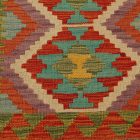Gyapjú Kilim szőnyeg 59x89 kézi szövésű etnikai Kilim