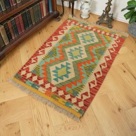 Kilim szőnyeg Chobi 60x85 kézi szövésű gyapjú Kilim
