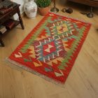 Autentikus Kilim szőnyeg 60x92 kézi szövésű afgán Kilim