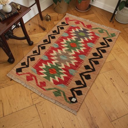 Maimana Kilim szőnyeg 61x92 afgán gyapjú Kilim