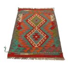 Gyapjú Kilim szőnyeg 63x90 kézi szövésű afgán Kilim