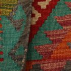 Gyapjú Kilim szőnyeg 63x90 kézi szövésű afgán Kilim