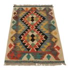 Kézi szövésű Kilim 63x92 afgán gyapjú Kilim