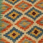 Etnikai Kilim szőnyeg Chobi 63x90 kézi szövésű gyapjú Kilim