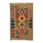 Afgán Kilim szőnyeg Chobi 65x92 kézi szövésű etnikai Kilim