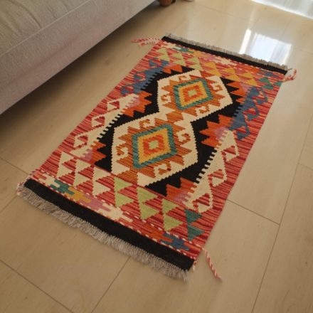 Etnikai Kilim szőnyeg Chobi 67x94 autentikus afgán Kilim