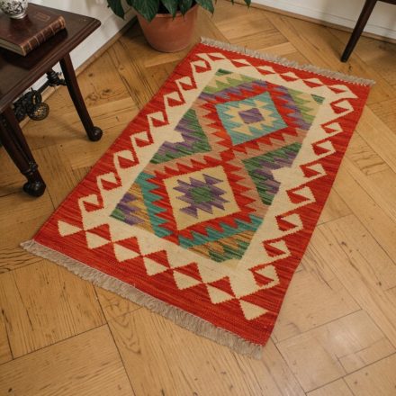 Chobi Kilim szőnyeg 61x88 kézi szövésű gyapjú Kilim