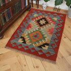 Gyapjú Kilim szőnyeg 60x88 kézi szövésű Kilim