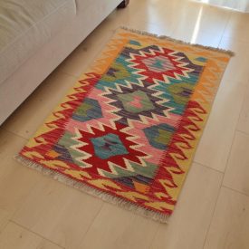Kézi szövésű Kilim 73x104 kézi szövésű afgán Kilim