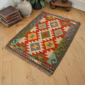 Kilim szőnyeg Chobi 67x93 kézi szövésű etnikai Kilim