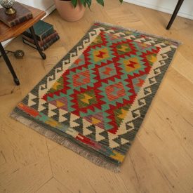Gyapjú Kilim szőnyeg 63x90 afgán gyapjú Kilim