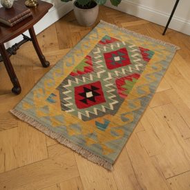   Afgán Kilim szőnyeg Chobi 60x92 kézi szövésű etnikai Kilim