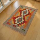 Etnikai Kilim szőnyeg Chobi 62x93 afgán gyapjú Kilim