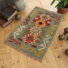 Autentikus Kilim szőnyeg 58x91 kézi szövésű szőttes szőnyeg