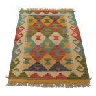 Kézi szövésű Kilim 61x89 afgán gyapjú Kilim