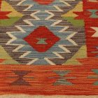 Gyapjú Kilim szőnyeg 62x88 kézi szövésű etnikai Kilim