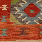 Gyapjú Kilim szőnyeg 62x88 kézi szövésű etnikai Kilim