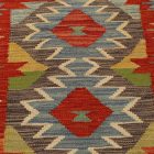 Gyapjú Kilim szőnyeg 62x88 kézi szövésű etnikai Kilim