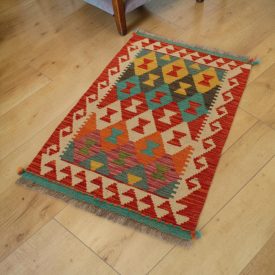 Gyapjú Kilim szőnyeg 63x94 afgán gyapjú Kilim
