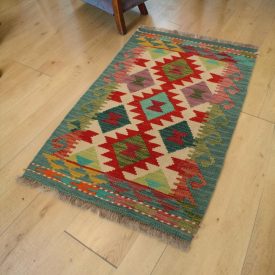Kézi szövésű Kilim 64x95 autentikus afgán Kilim
