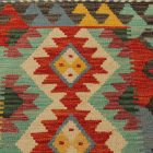 Gyapjú Kilim szőnyeg 57x87 kézi szövésű etnikai Kilim