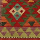 Gyapjú Kilim szőnyeg 63x90 kézi szövésű afgán Kilim